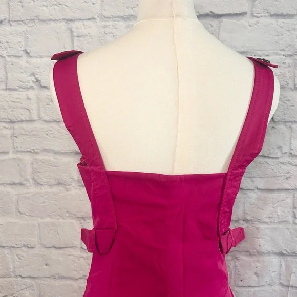 Cluce Pink Evening Dress Bling Cocktail Party Prom Date Sleeveless Wedding Guest - Picture 11 of 12